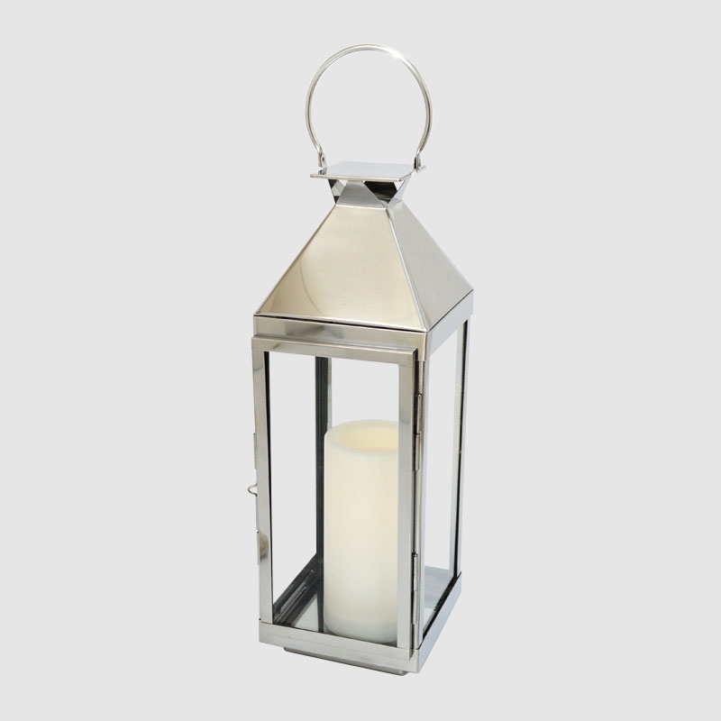 Palapag Dekorasyon Modernong Stainless Steel Lantern